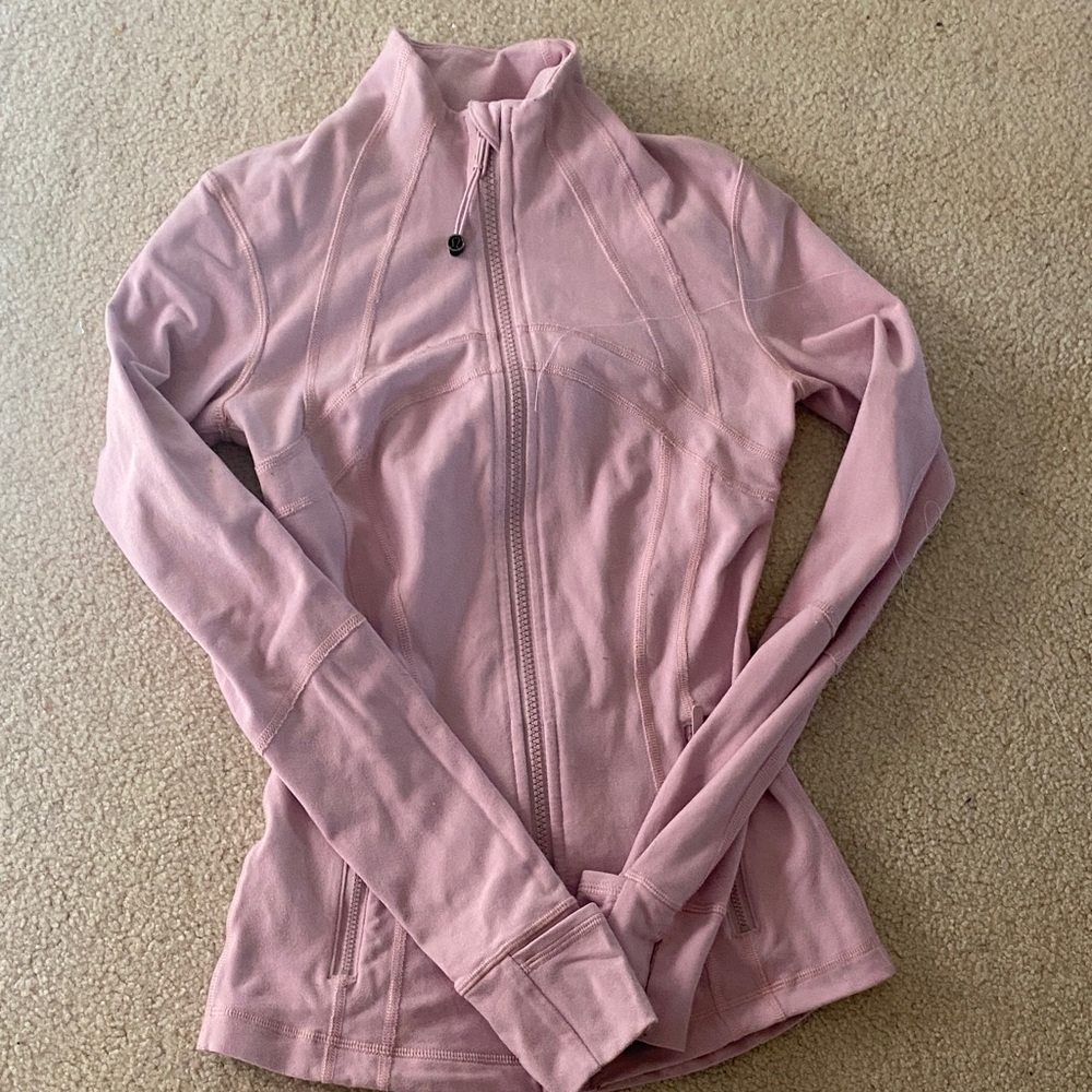 lululemon athletica Light Pink Full-Zip define Jacket pink peony